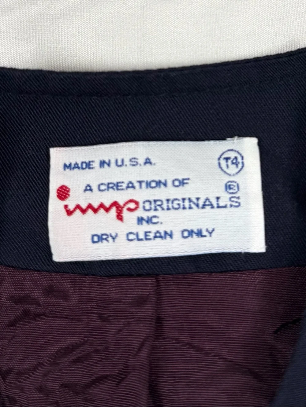 VINTAGE WMP ORIGINALS INC. Boys T4 Formal Blazer Jacket Made In USA 1980s-1990s